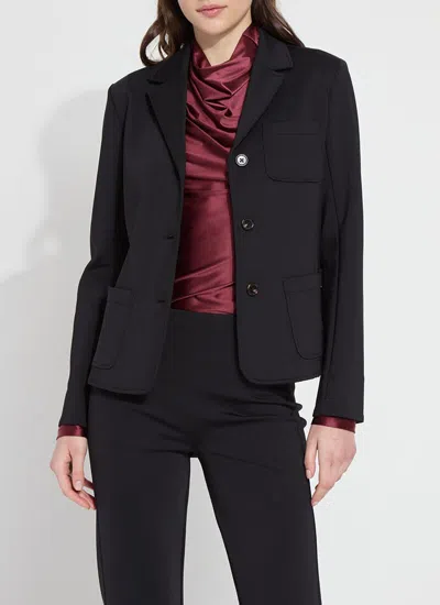 Lyssé Spencer Neoprene Jacket In Black