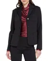 Lyssé Spencer Neoprene Jacket In Blue