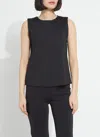 Lyssé Spencer Neoprene Shell Tank In Black