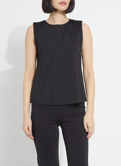 Lyssé Spencer Neoprene Shell Tank In Black