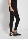 Lyssé Sporty Cotton Legging (26.5" Inseam) In Black