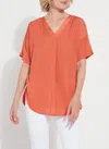 Lyssé Stevie Top In Orange