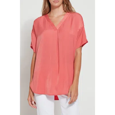 Lyssé Stevie Top In Coral Touch