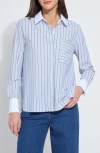 Lyssé Lysse Stripe Button-up Shirt In Multi