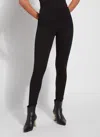Lyssé Black Pointe Signature Centre Seam Legging In Black