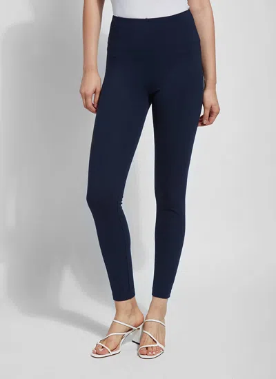 Lyssé Taylor Seamed Legging (28" Inseam) In Blue