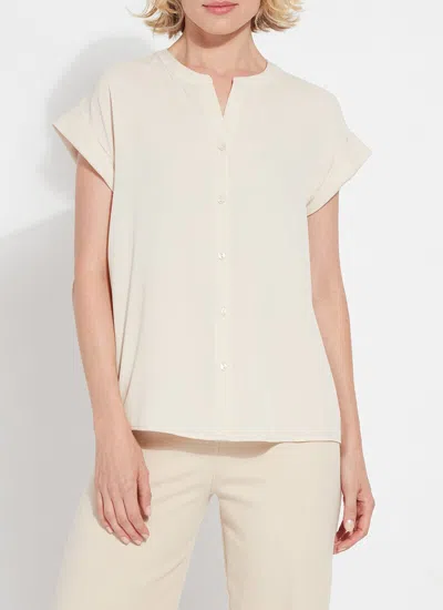 Lyssé Tempo Short Sleeve Shirt In Multi