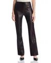 Lyssé Textured Faux Leather Pants In Double Espresso