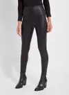 Lyssé Textured Leather Legging (plus Size, 28.5" Inseam)