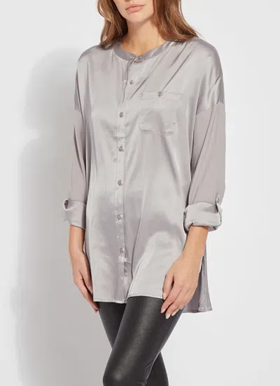 Lyssé The Eco Satin Shirt In Multi