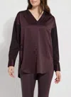Lyssé Token Pull Over Top In Black