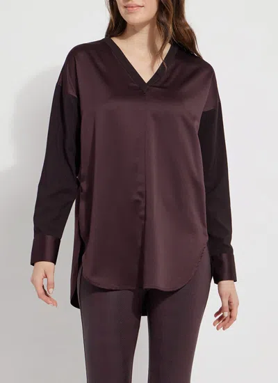 Lyssé Token Pull Over Top In Black