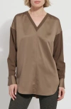 Lyssé Token Pull Over Top In Clove