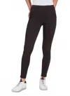 Lyssé Toothpick Denim Leggings In Black In Black