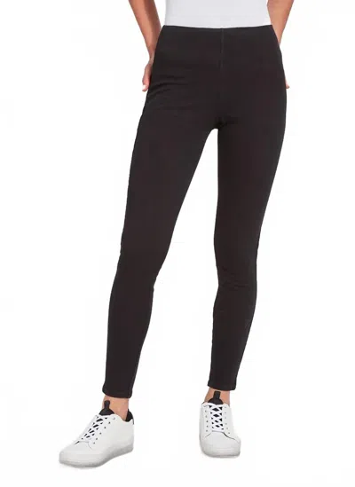 LYSSÉ TOOTHPICK DENIM LEGGINGS IN BLACK