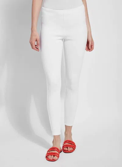 Lyssé Toothpick Denim Leggings In White