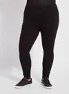 Lyssé Flattering Cotton Crop Legging Curvy In Black