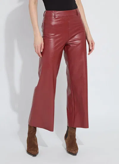 Lyssé Vegan Leather Wide Leg (28" Inseam) In Multi