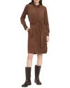 Lyssé Vegan Suede Schiffer Dress In Brown