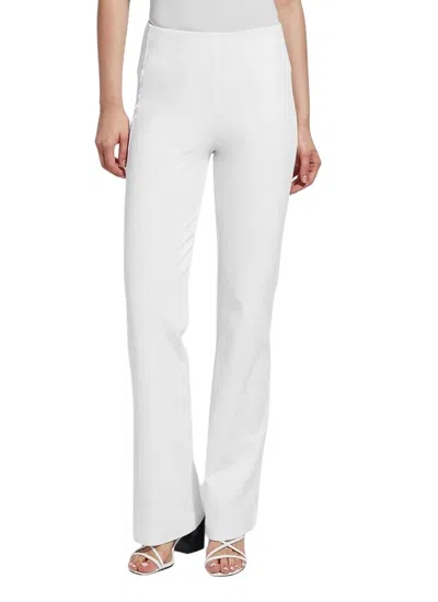 Lyssé Wide Leg Denim Trouser In White