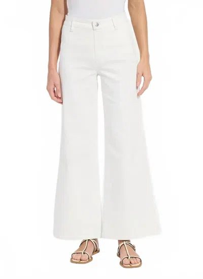 Lyssé Wide Leg Everyday Denim Jeans In White