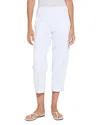 Lyssé Winslet Barrel Leg Crop Pants In White