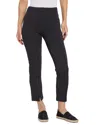 Lyssé Lysse Wisteria Pattern Ankle Pants In Black