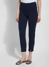 Lyssé Wisteria Ankle Pants In Blue