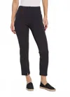 Lyssé Wisteria Ankle Pant In Chic Grid In Black