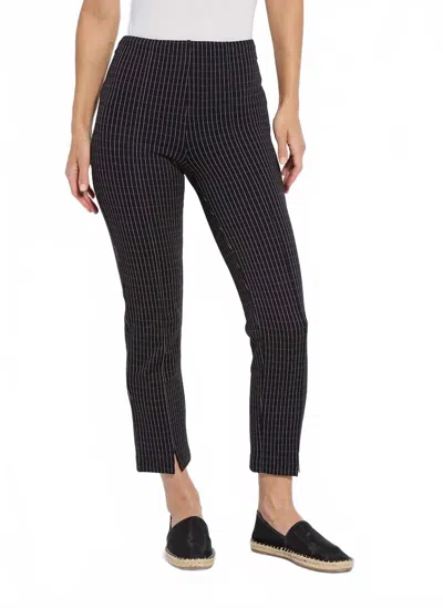 LYSSÉ WISTERIA ANKLE PANT IN CHIC GRID