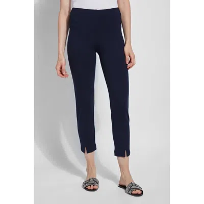 Lyssé Wisteria Ankle Pants In Navy In Black