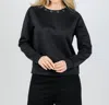 Lyssé Women's Desi Grommet Detail Neoprene Pullover In Black In Black