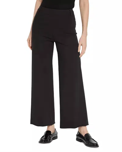 Lyssé Erin High Waist Wide Leg Knit Denim Pants In Double Espresso