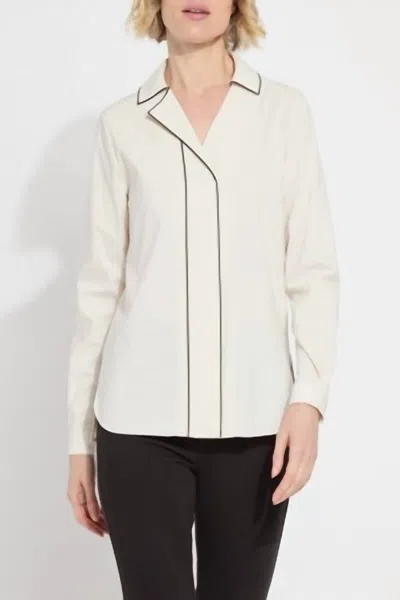 Lyssé Women's Frankie Pull On Top In Light Pewter In Multi
