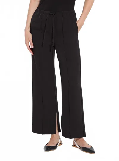 LYSSÉ WOMEN'S GENEVIEVE DRAWSTRING TROUSER IN BLACK