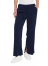 Lyssé Genevieve Drawstring Inside Slit Pants In Blue