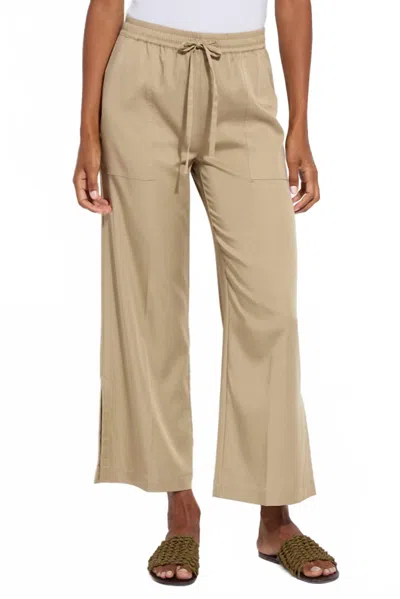 LYSSÉ WOMEN'S ZENA DRAWSTRING PANT IN SANDSTONE