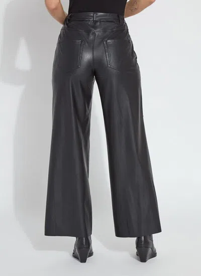 LYSSÉ WREN HI WAIST WIDE LEG VEGAN LEATHER (30" INSEAM)