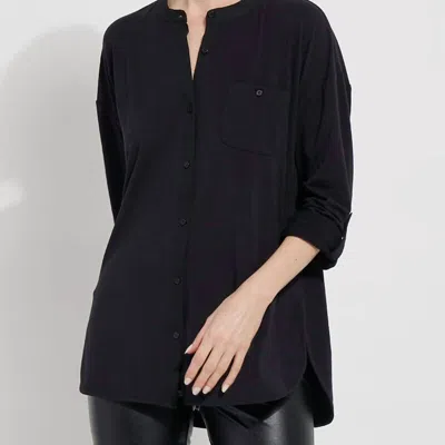 Lyssé Zola Jersey Shirt In Black