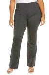 Lyssé Plus Size Elysse Ponte Pants In Charcoal