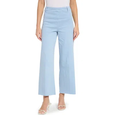 Lyssé 'lyssentials Erin High Waist Ankle Wide Leg Denim Jeans In Blue