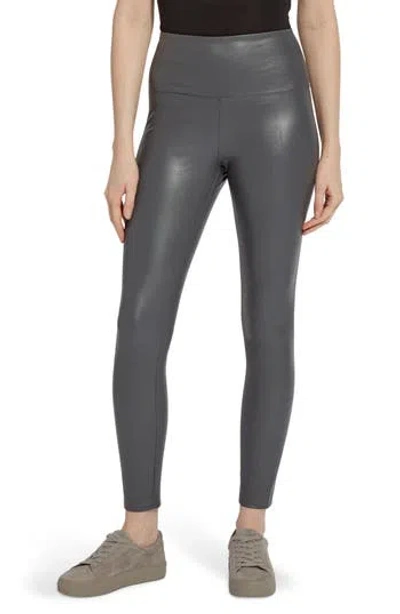 LYSSÉ 'LYSSENTIALS TEXTURED FAUX LEATHER LEGGINGS