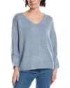M- Magaschoni M Magaschoni Dolman Chunky Wool-blend Pullover In Blue