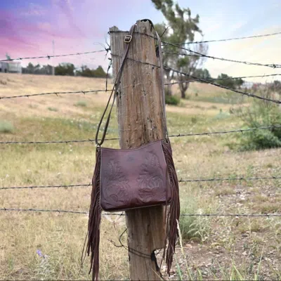 M&f Western Women's Ariat Victoria Crossbody Bag In Brown