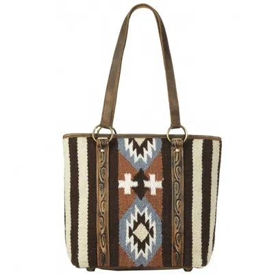 M&f Western Women's Woven Rug Tote Bag In Multi
