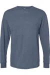 M & O Gold Soft Touch Long Sleeve T-shirt In Blue