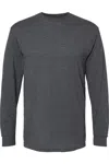 M & O Gold Soft Touch Long Sleeve T-shirt In Grey