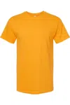 M & O Gold Soft Touch T-shirt In Gold