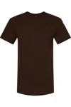 M & O Gold Soft Touch T-shirt In Gold
