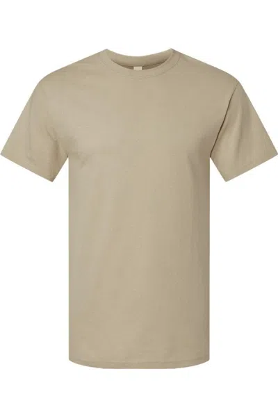 M & O Gold Soft Touch T-shirt In Beige